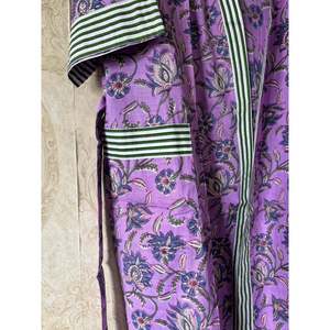 Robe Kimono en Coton à Motifs Floraux, Élégante, Décontractée, pour Fêtes et Occasions Formelles, Taille Unique, Vêtements Personnalisables avec Logo pour les Loisirs et les Journées d'Été - Product Image 3
