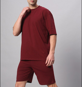 Conjuntos de pantalones cortos y camisas informales de verano para hombre de alta calidad, ropa de calle y calle de algodón y poliéster para hombre - Product Image 3