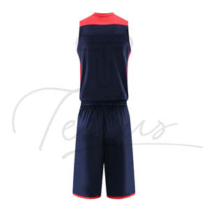 ชุดบาสเก็ตบอลแบบไม่มีแขนพิมพ์ลายตามสั่ง 100% โพลีเอสเตอร์ แห้งเร็ว ใช้ได้ทุกฤดู คุณภาพดี ราคาแข่งขัน - Product Image 3