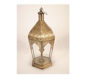 <b>Candle</b> Lantern <b>Large</b> Wedding Decorative Black Metal Lantern - Product Image 2