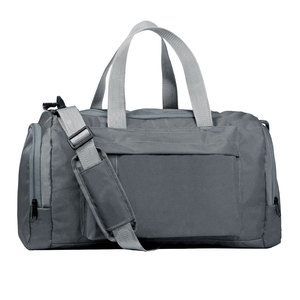 Sac de sport élégant – Sac de sport gris durable avec plusieurs compartiments zippés - Product Image 1