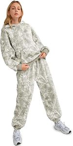 ชุดวอร์มมีฮู้ดสำหรับผู้หญิงชุดวอร์ม2ชิ้นแบบลำลองสำหรับฤดูหนาว OEM - Product Image 3