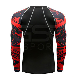 Ropa deportiva de alta calidad para hombres, ropa de gimnasio transpirable para entrenamiento de lucha, estilo largo con impresión sublimada, tela de nuevo estilo - Product Image 3