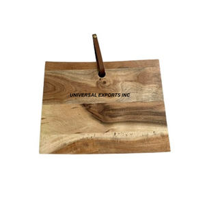 Utensilios de cocina Tabla de cortar de madera Calidad superior Bloque de cortar hecho a mano Clásico Elegante Nueva tabla de cortar - Product Image 6