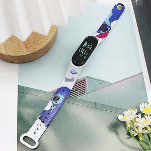 Venta al por mayor <span class=keywords><strong>Stitch</strong></span> impreso LED impermeable reloj electrónico dibujos animados estudiante niños lindo táctil reloj <span class=keywords><strong>despertador</strong></span> - Product Image 5