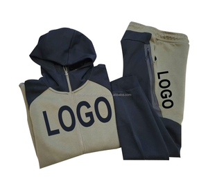 Venta al por mayor 2025 de alta calidad Unisex Jogger polar chándal logotipo personalizado Casual Fit a prueba de viento hombres mujeres Joggers trajes conjunto - Product Image 1