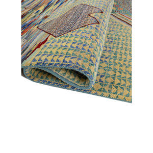 Tapis Manchaha grande surface en laine, bambou et soie, noué à la main, en viscose, pour la décoration de la maison, du salon et du couloir - Les-1192 - Product Image 2