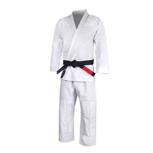 ชุดยูโดคุณภาพสูง ระบายอากาศได้ดี สำหรับผู้ชาย ผู้หญิง ชุดศิลปะการต่อสู้ระดับมืออาชีพ ชุดยูนิฟอร์มผ้าฝ้ายสำหรับการต่อสู้ แบบ unisex พร้อมโลโก้สั่งทำ - Product Image 4