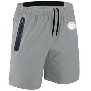 Short en maille à imprimé bouffant 100% coton avec motif léopard Athletic Fitness Workout Gym Joggers - Product Image 3