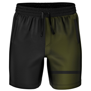 Pantalones Cortos Deportivos para Hombre con Bloques de Color, Cintura Elástica, Secado Rápido, Tejido de Poliéster, Ajuste Atlético, Tiro Medio con Bolsillos - Product Image 6