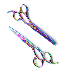 Ciseaux de coiffure Japon 440c Acier 6.0 pouces Ciseaux de salon Ciseaux de coiffeur pointus - Product Image 1