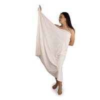 Serviette Peshtemal Turque en Viscose de Bambou Rayée Bizoya 90x190cm - Ultra Légère, Séchage Rapide, Très Absorbante, Haute Qualité