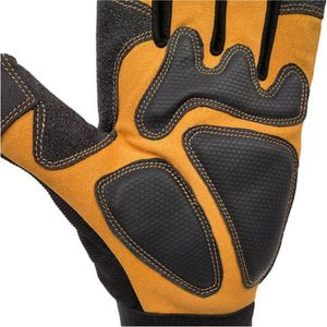 Gants mécaniques de qualité supérieure en cuir synthétique Gants de mécanicien de travail d'assemblage robustes conception de personnalisation - Product Image 4