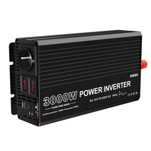 Inversor de Corriente de Onda Sinusoidal Pura de 3000W, Convertidor de CC a CA de 12V/24V a 220V, Apto para Automóviles, Hogares, Autocaravanas y Sistemas Solares - Product Image 5