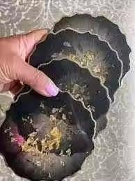 Sous-verres en résine de haute qualité pour hôtel, maison ou restaurant, articles de cuisine, articles de restauration, fournisseur de sous-verres à thé de qualité supérieure en provenance d'Inde - Product Image 5