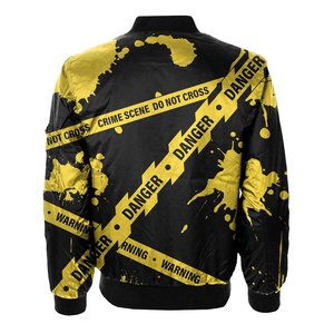 Chaqueta universitaria formal de lona recubierta de alta calidad OEM al por mayor para béisbol universitario unisex - Product Image 2