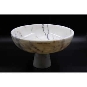 Bol décoratif en marbre pour servir de la nourriture et des fruits au mariage et à d'autres occasions à un prix très raisonnable du fournisseur indien - Product Image 3