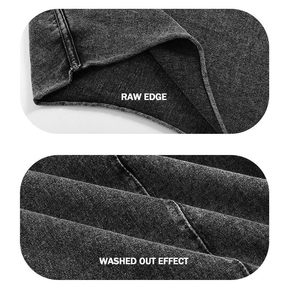 เสื้อกล้ามวินเทจแบบซักฟอก สีพื้น สำหรับผู้ชาย เสื้อยืดแขนกุด เสื้อกล้ามออกกำลังกาย เสื้อกล้ามวินเทจแบบซักฟอกสำหรับผู้ชาย - Product Image 3