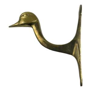 Elegantes ganchos para llaves de latón con acabado pulido moderno e ideales para una decoración contemporánea y tradicional - Product Image 3