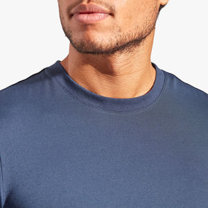 T-shirt à col rond 100% en coton mercerisé personnalisé de haute qualité pour hommes, impression numérique à manches courtes - Product Image 5