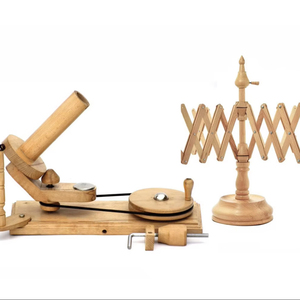 Enrouleur rapide de fil de boule en bois indien Portable de luxe à commande manuelle accessoire de couture Simple écologique crochet à tricoter - Product Image 1