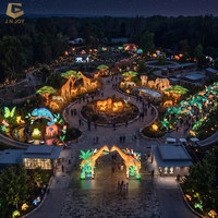 Großflächiges Wildtier-Laternenfest für Zoos mit schlüsselfertiger Designfertigung und globaler Installation