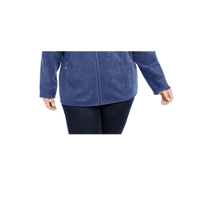 Giacca sportiva da donna Karen Scott taglie forti in pile rosso Zeroproof Performance taglia 1X - Product Image 3