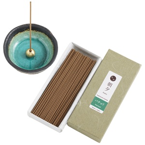 Set de Regalo de Incienso Tradicional con Porta Incienso, Incienso de Aguamarina y Pachulí - Product Image 6