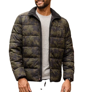 Chaqueta universitaria de invierno de alta calidad para hombre, Abrigo acolchado cálido de lona con patrón de pato esponjoso de Color sólido grueso a la moda - Product Image 5