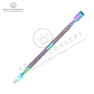 Dual Sided Cuticle Pusher Remover Sharp <b>Edge</b> Spoon Shaped Eco-Friendly Nail Cuticle Cleaner Surgical Grade Steel - Product Image 6