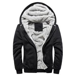 Vente en gros blouson bombardier unisexe grande taille XL en fausse fourrure manteau d'hiver épais col montant toile effet bulle avec logo sur le devant - Product Image 5