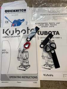 Excavatrice diesel Kubota U17-3a, mini-excavatrice sur chenilles de 1,7T |   Mini-excavatrice utilitaire Kubota U17-3a 1.7T d'origine - Product Image 5