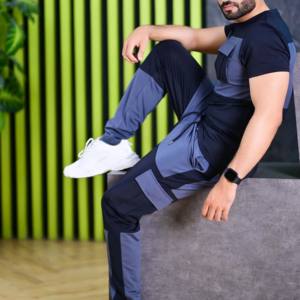 Dessin élastique Logo personnalisé Hommes Slim Fit Vente en gros Survêtement vierge/Sportswear Running Gym Polyester Survêtements Ensembles pour hommes - Product Image 4