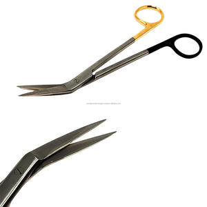 Tijeras Quirúrgicas de Precisión Mundial para Iris y Encías, Anguladas, de Carburo de Tungsteno, Super Corte, para Disección de Tejidos Dentales, Quirúrgicas y ORL, de Acero Inoxidable - Product Image 5