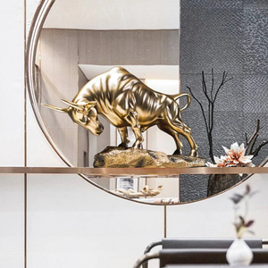 Design attrayant fait à la main en laiton giraffie Statue Sculpture en laiton massif giraffie Sculpture pour la maison salon décor - Product Image 4