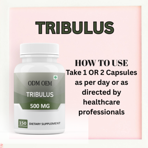 Capsules de Tribulus Terrestris à l'extrait de Tongkat Ali 150 Supplément à base de plantes Support de santé naturel Marque privée - Product Image 2