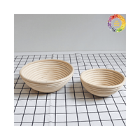 Bol à fruits en rotin à prix compétitif | Bol en bois tissé écologique pour accessoires de cuisine et décoration intérieure du Vietnam