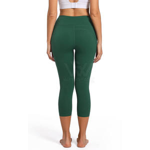 Pakistan Made Latest Style Elastic Waist <b>Yoga</b> Leggings Solid Color Custom Design Women <b>Yoga</b> <b>Pants</b> - Product Image 5