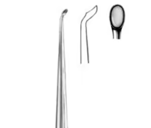 Curetas de hueso Epstein, instrumentos quirúrgicos de hueso, instrumentos ortopédicos, curetas médicas quirúrgicas de hueso de Epstein, acero inoxidable - Product Image 2