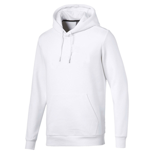 <b>Men's</b> 100% Cotton <b>Fleece</b> <b>Hoodies</b> with Front Pockets Pullover Thermal Breathable Streetwear for Winter New Arrival Solid Pattern - Product Image 1