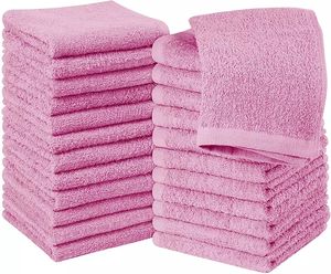 100% serviettes de visage de luxe en coton égyptien flanelles à séchage rapide 1-24 paquets de chiffons de lavage de bain logo imprimé personnalisé absorbant - Product Image 3