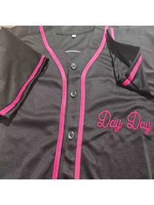 Ensembles de maillots de baseball personnalisés Chemise de softball Logo brodé cousu 100% Polyester antibactérien Séchage rapide Respirant Unisexe - Product Image 5