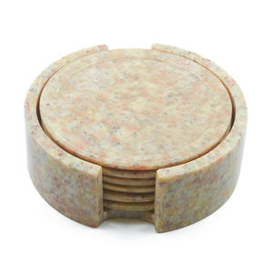 Juego de posavasos de Esteatita natural a un precio razonable Decoración sostenible hecha a mano para el hogar en Nuevo diseño Hecho EN LA India - Product Image 2