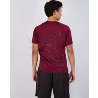 T-shirt de performance athlétique à col ras du cou pour homme, séchage rapide, anti-humidité, léger, 100 % coton peigné, vente en gros