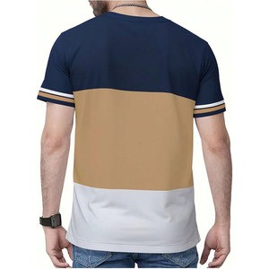 T-shirt pour homme au design personnalisé, 100% coton, toile de haute qualité, séchage rapide, respirant, style décontracté, col rond, manches courtes, coupe classique - Product Image 5
