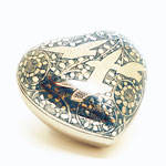 Brass Heart <b>Pet</b> <b>Urn</b> With Paws Engraving Antique Aluminum Cremation <b>Urn</b> for <b>Pet</b> <b>Ashes</b> Keepsake Hot Arrival - Product Image 4