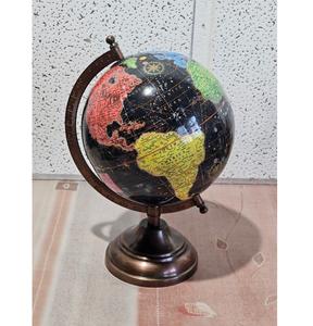 Premium Metal World <b>Globe</b> with Silver Stand Elegant Desktop Decor - Product Image 1