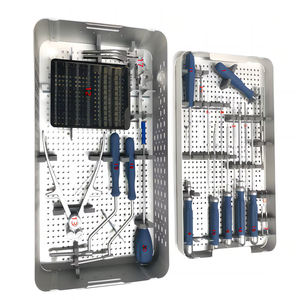 Kit de Retractor Cervical Anterior Manual Reutilizable de Alta Calidad, Plateado, con Certificación CE, para Cirugía de Columna Vertebral - Product Image 5
