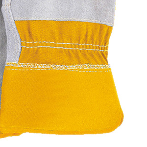Gants de travail en cuir pour échelleur, en cuir pleine fleur, épaisseur 8 mil, pour la manutention et le rigging, épaisseur 6 mil - Product Image 3