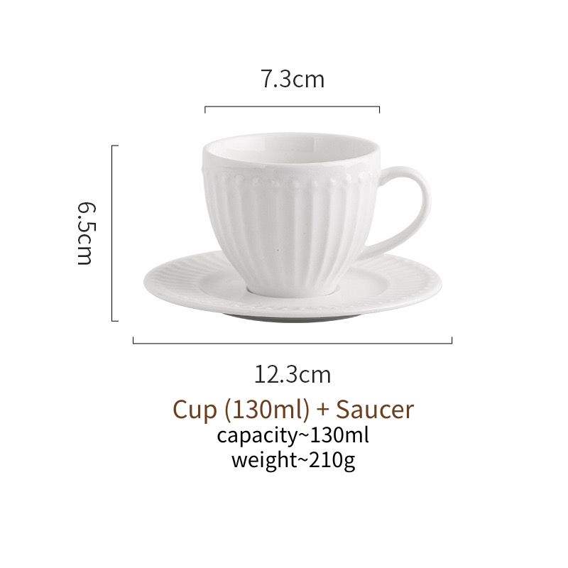 Cup (130ml) + Saucer